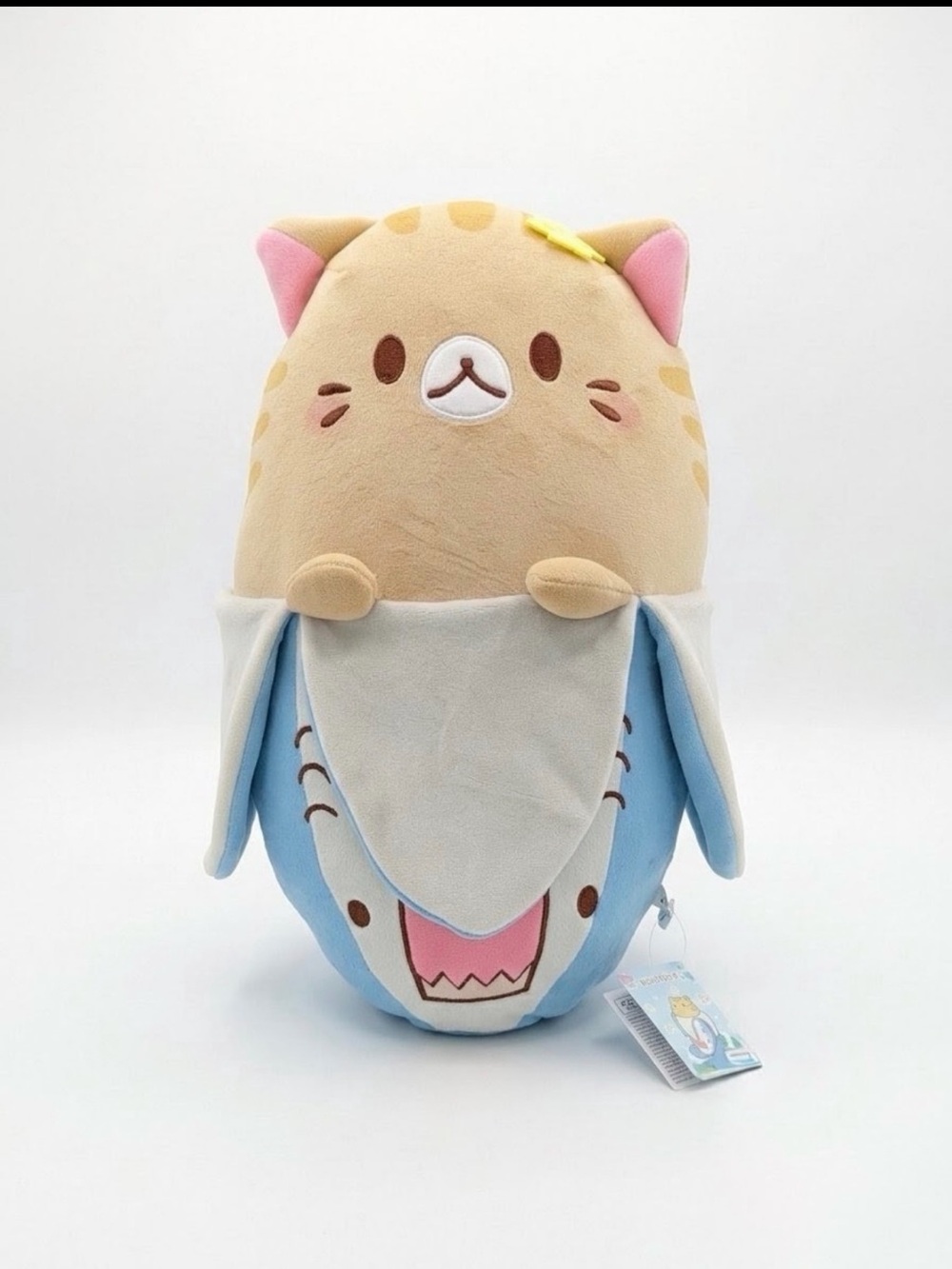 Bananya Around the World Bananya Shark 14" Plush Toy NWT